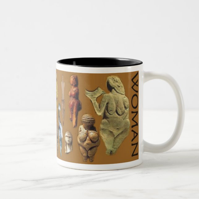 Tasse 2 Couleurs Femme paléolithique (Droit)