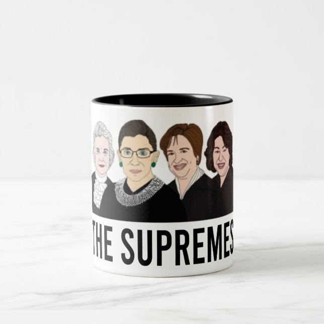 Tasse 2 Couleurs Femmes de la Cour suprême, Ruth Bader Ginsburg (Centre)