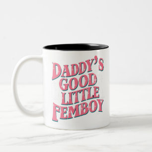 Tasse 2 Couleurs Femoby, le Gay pride LGBT de Daddy's Good Little F