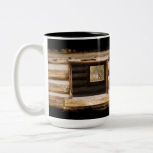 Tasse 2 Couleurs Fenêtre à travers et à travers le Cabine en noir