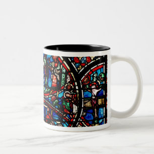 Tasse 2 Couleurs Fenêtre dépeignant le bon Samaritain