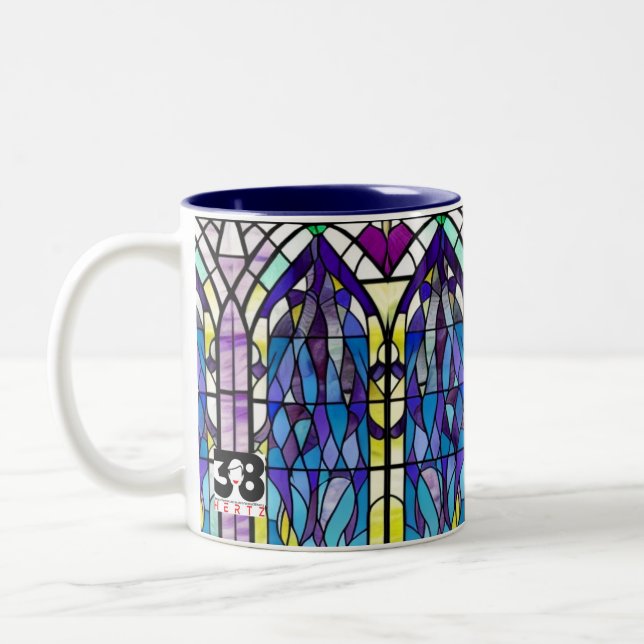 Tasse 2 Couleurs Fenêtre Église (Gauche)