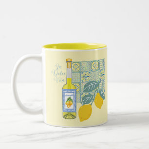 Tasse 2 Couleurs Ferme de Citrons Rétro