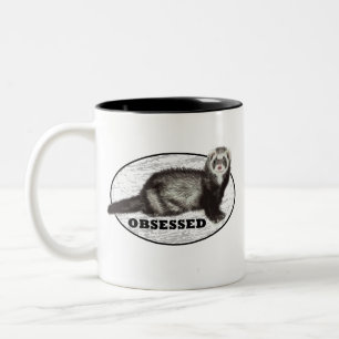 Tasse 2 Couleurs Ferret observé * avec Sable Ferret
