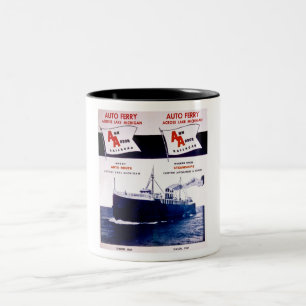 Tasse 2 Couleurs Ferry vintage le lac Michigan de wagon de chemin