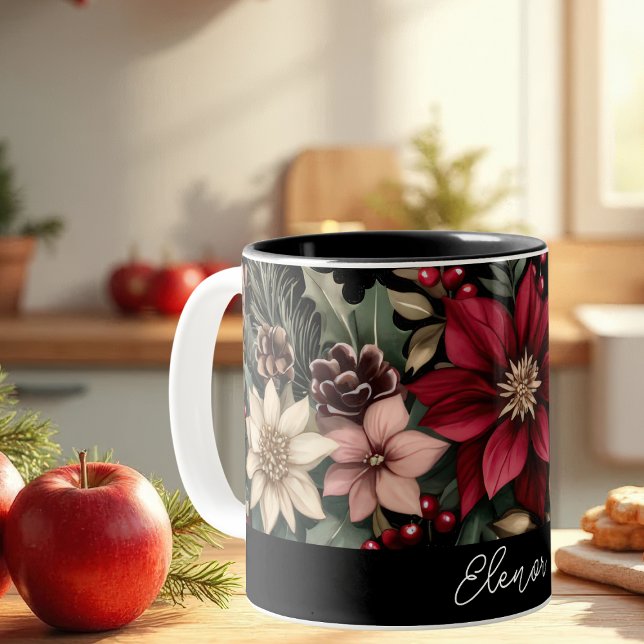 Tasse 2 Couleurs Festif Motif de Noël (Créateur téléchargé)