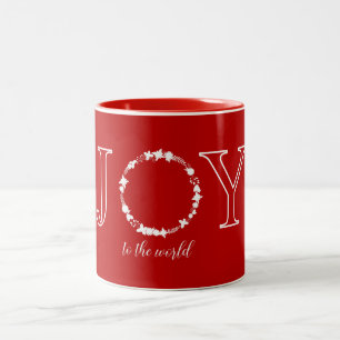 Tasse 2 Couleurs Festive Red White Joy À La Guerre Mondiale