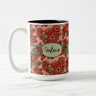 Tasse 2 Couleurs Fête des mères personnalisées