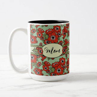 Tasse 2 Couleurs Fête des mères personnalisées
