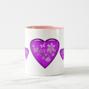Tasse 2 Couleurs Fête des mères pour la mère "Est 2020"