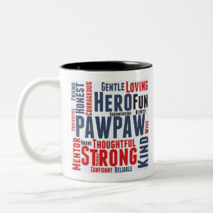 Tasse 2 Couleurs Fête des pères de papaye