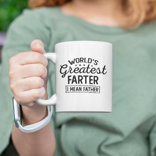 Tasse 2 Couleurs Fête des pères Monde le plus grand plus loin Je ve