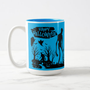Tasse 2 Couleurs Fête des récoltes de Spectre azur