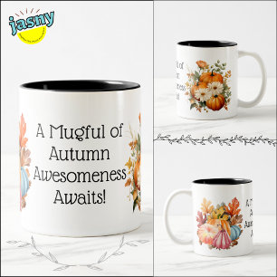 Tasse 2 Couleurs Fête du Citrouille d'automne