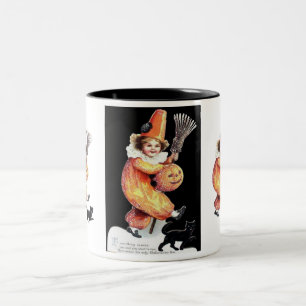 Tasse 2 Couleurs Fête du costume d'Halloween Vintage