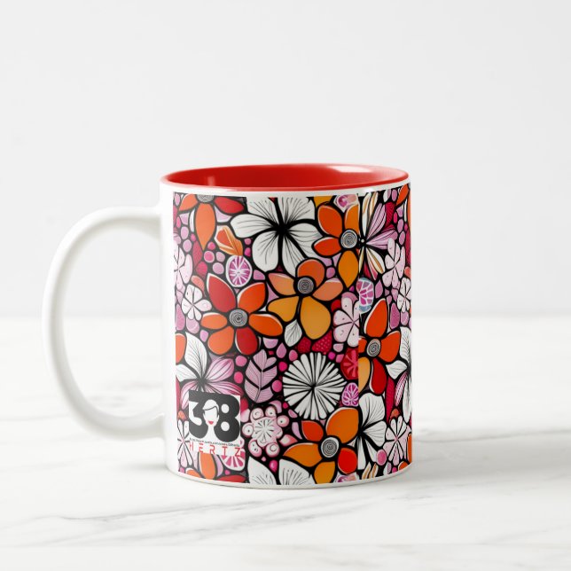 Tasse 2 Couleurs Fêtes hawaïennes (Gauche)