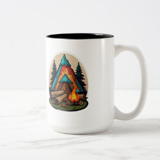 Tasse 2 Couleurs Feu de camp Amusement pour vos fils