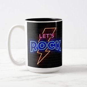 Tasse 2 Couleurs Feu de foudre rock