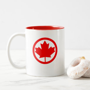 Tasse 2 Couleurs Feuille d'érable du Canada