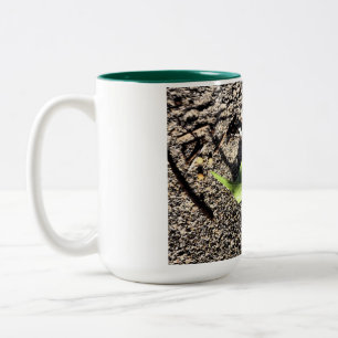 Tasse 2 Couleurs Feuille unique
