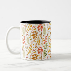 Tasse 2 Couleurs Feuilles automnales