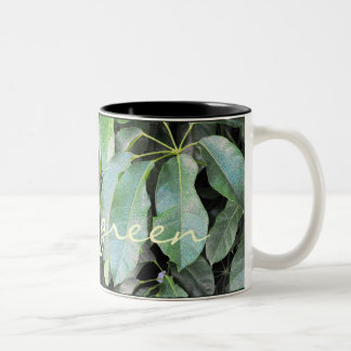 Tasse 2 Couleurs Feuilles de jardin