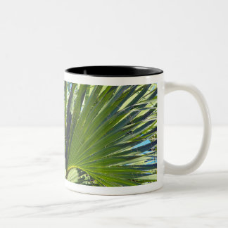 Tasse 2 Couleurs Feuilles de palmiers, brise marine