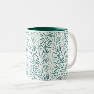 Tasse 2 Couleurs Feuilles et succursales transparents