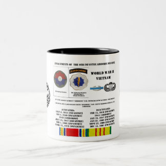 Tasse 2 Couleurs Fiançailles de la 9èmes infanterie/Division