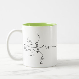 Tasse 2 Couleurs Ficelles cassées