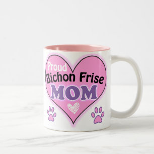 Tasse 2 Couleurs Fier Bichon Frise Maman