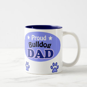 Tasse 2 Couleurs Fier Bulldog Papa