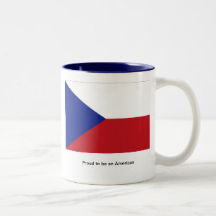 Tasse 2 Couleurs Fier d'être un Américain
