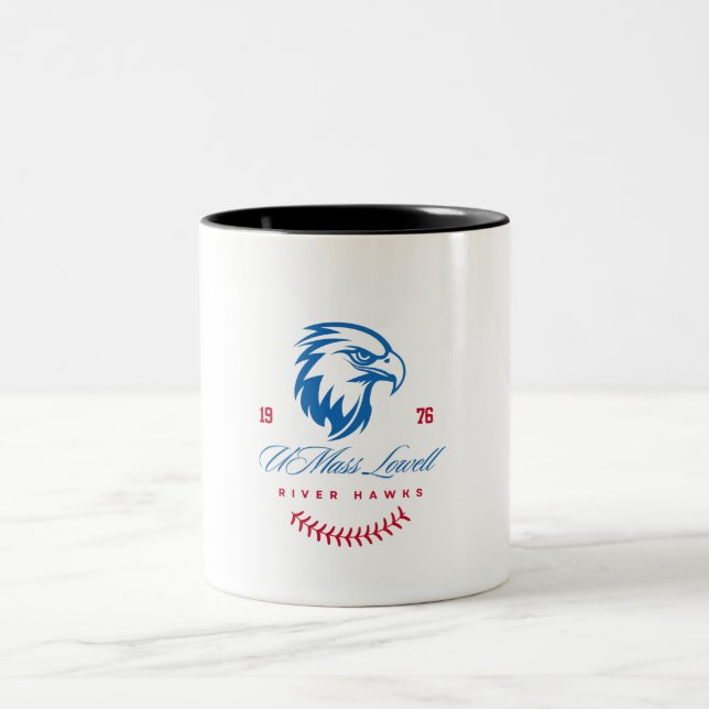 Tasse 2 Couleurs Fier UMass Lowell River Hawks Fan - College Spiri (Centre)