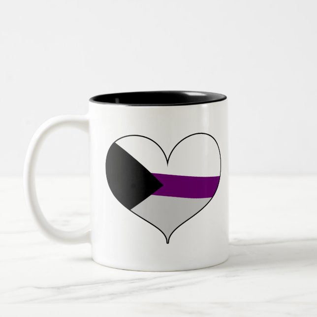 Tasse 2 Couleurs Fierté désisexuelle (Gauche)