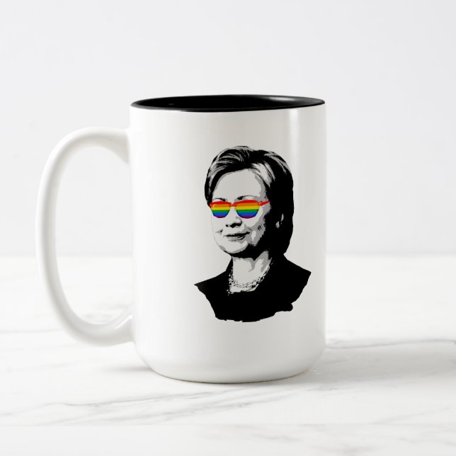 Tasse 2 Couleurs Fierté Hillary Clinton (Gauche)