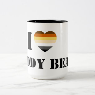 TASSE 2 COULEURS FIERTE OURS GAY J'AIME PAPA OURS