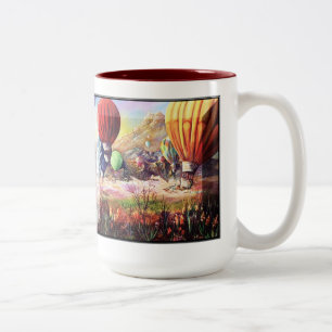 Tasse 2 Couleurs "Fiesta chaude de ballon à air"