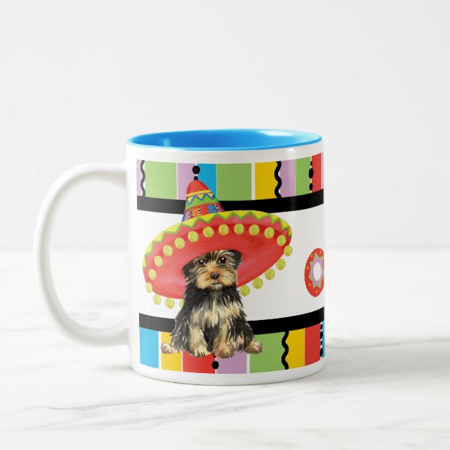 Tasse 2 Couleurs Fiesta Yorkie (Gauche)