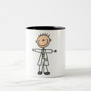 Tasse 2 Couleurs Figure Docteur Stick