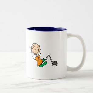 Tasse 2 Couleurs Figures bâton exerçant T-shirts et Cadeaux