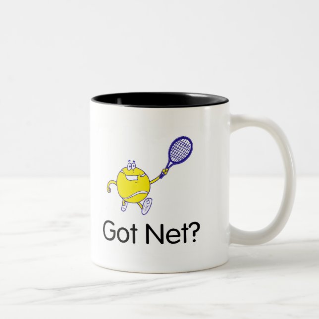 Tasse 2 Couleurs Filet obtenu ? (Tennis) (Droit)