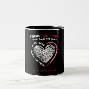 Tasse 2 Couleurs Fille Bourgogne En Droit Myélome Multiples