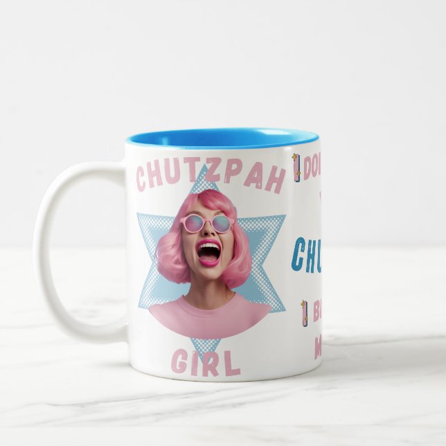 Tasse 2 Couleurs Fille Chutzpah (Gauche)