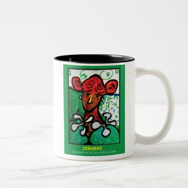 Tasse 2 Couleurs "Fille de boléro" par Zermeno (Droit)