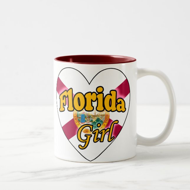 Tasse 2 Couleurs Fille de Floride (Droit)