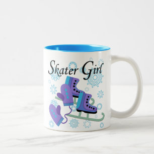 Tasse 2 Couleurs Fille de patineur