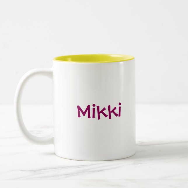 Tasse 2 Couleurs Fille du tambour - Mikki (Gauche)
