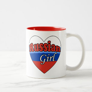 Tasse 2 Couleurs Fille russe