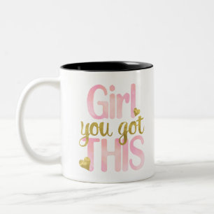 Tasse 2 Couleurs Fille, Vous Avez Totalement Ce Design